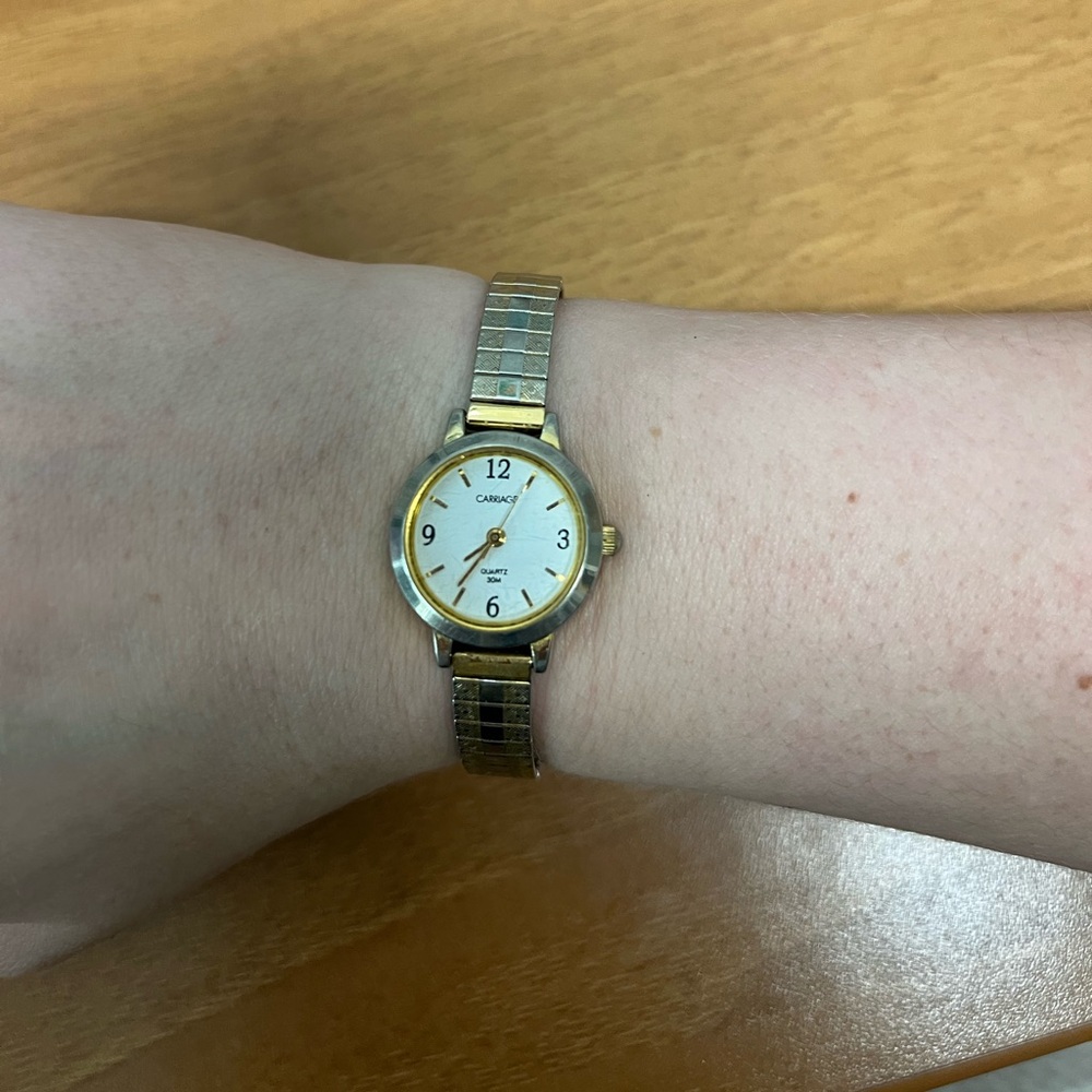 Casio Gold and White Women's Watch